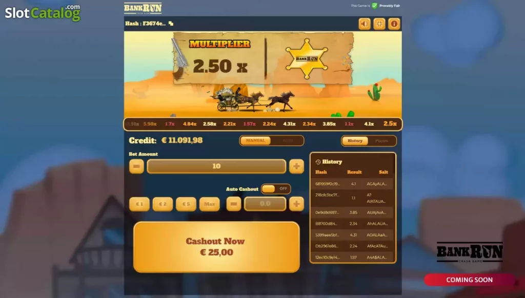 Where to play Bank Run Slot?
