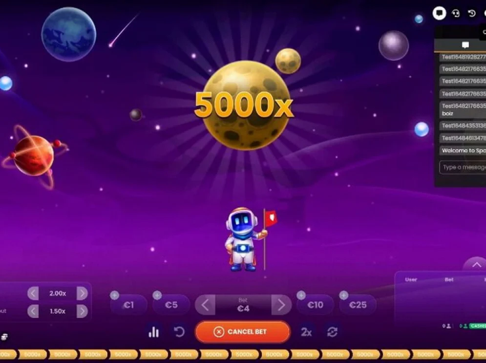 Spaceman captivates players with its graphics and overall visual aesthetic