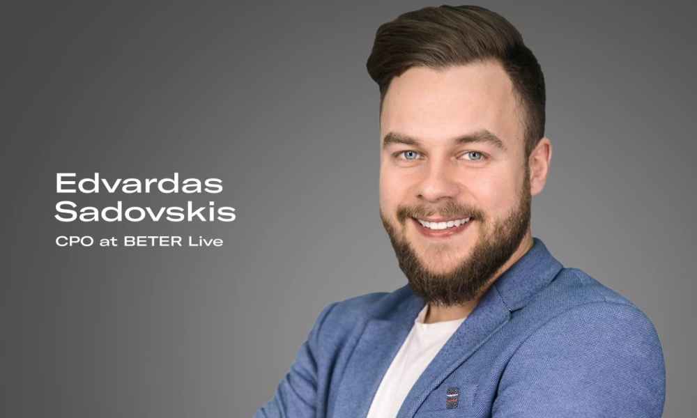 Edvardas Sadovskis Takes the Helm as Chief Product Officer at BETER Live
